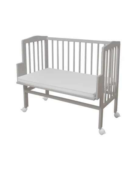 2in1 Bettchen mit Matratze - Grau | Waldin