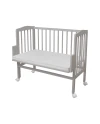 2-in-1-Bettchen mit Matratze - grau