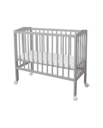 2-in-1-Bettchen mit Matratze - grau