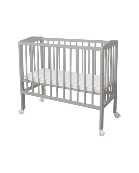 2in1 Bettchen mit Matratze - Grau | Waldin