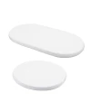 Set aus Baumwoll-Spannbettlaken für ovale 7-in-1-Babybetten | Waldin