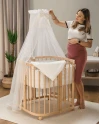 Set aus Baumwoll-Spannbettlaken für 7-in-1-Babybetten