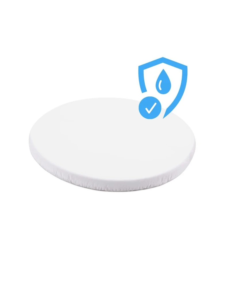 Wasserdichtes Spannbettlaken für ein ovales 7-in-1-Babybett | Waldin Wasserdichtes Spannbettlaken für ein ovales 7-in-1-Babybett | Waldin