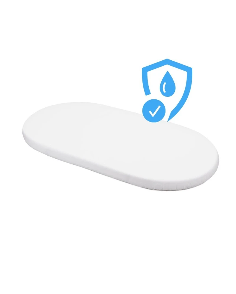 Wasserdichtes Spannbettlaken für großes Ovale 7-in-1-Babybett Wasserdichtes Spannbettlaken für großes Ovale 7-in-1-Babybett