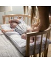7in1 Babybett mit Matratze - Natur | Waldin