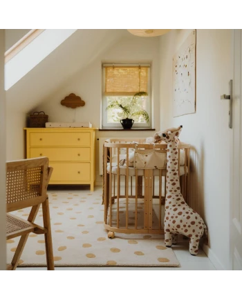 7in1 Babybett mit Matratze - Natur | Waldin