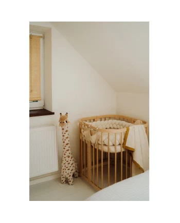 7in1 Babybett mit Matratze - Natur | Waldin