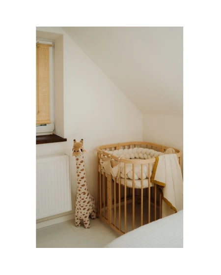 7in1 Babybett mit Matratze - Natur | Waldin