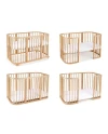 7in1 Babybett mit Matratze - Natur | Waldin