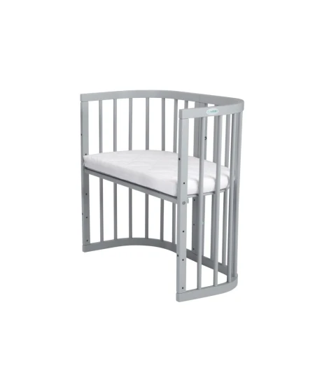 7-in-1-Bettchen mit Matratze Grau | Waldin