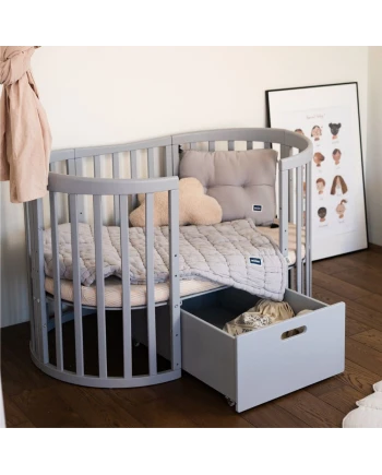 Schublade für das 7-in-1 Kinderbett - Grau