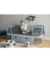 Schublade für das 7-in-1 Kinderbett - Grau