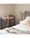 7-in-1 Babybett mit Matratze - Grafit | Waldin