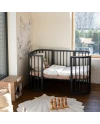 7-in-1 Babybett mit Matratze - Grafit | Waldin