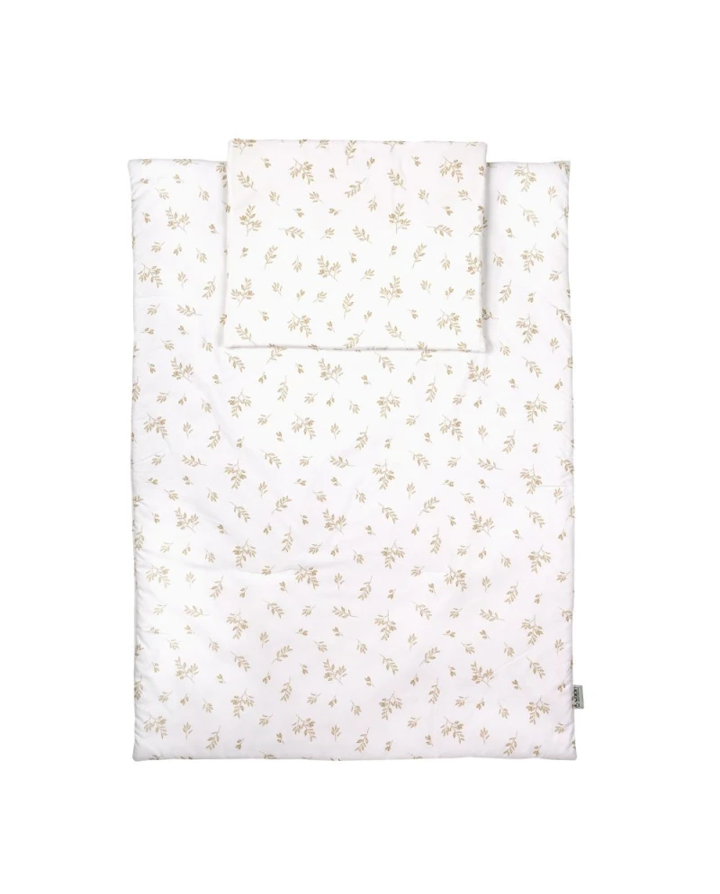 Kinderbettwäsche Junior 90x120 – Braune Blätter | Waldin Kinderbettwäsche Junior 90x120 – Braune Blätter | Waldin