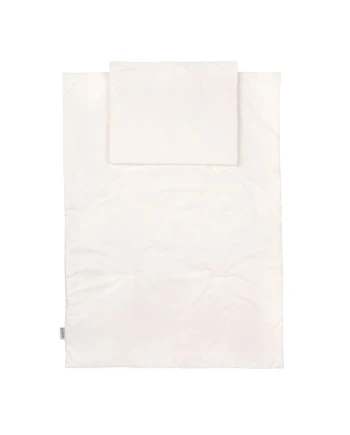 Kinderbettwäsche Junior 90x120 – Ecru Basic | Waldin