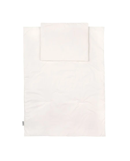Kinderbettwäsche Junior 90x120 – Ecru Basic | Waldin