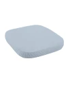 Spannbettlaken aus Baumwolle 73x73cm Blau 7-in-1-Babybett WALDIN