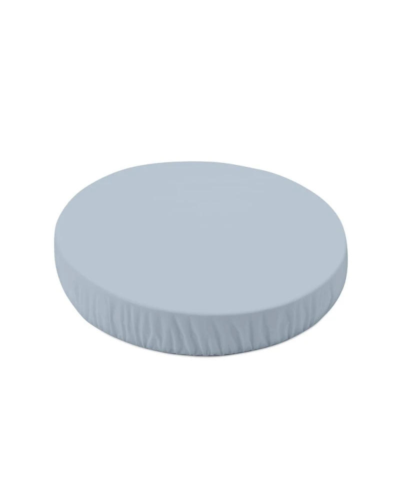 Spannbettlaken aus Baumwolle 73x73 cm – Oval Blau Spannbettlaken aus Baumwolle 73x73 cm – Oval Blau