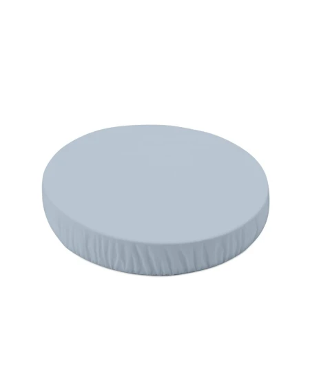 Spannbettlaken aus Baumwolle 73x73 cm – Oval Blau