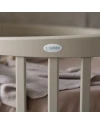 Ovales 7in1 Babybett mit Matratze - Olivgrün