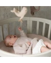 Ovales 7in1 Babybett mit Matratze -  Olivgrün