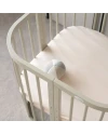 7-in-1-Babybett mit Matratze - Olivgrün