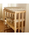 Ovales 7in1 Babybett mit Matratze - Natur | Waldin