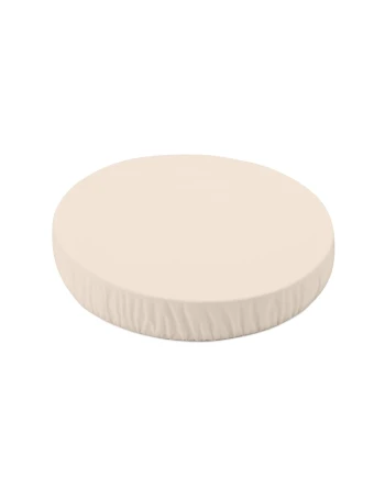 Spannbettlaken aus Baumwolle 73x73 cm – Oval Beige | Waldin