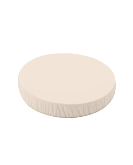 Spannbettlaken aus Baumwolle 73x73 cm – Oval Beige | Waldin