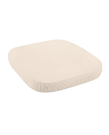 Spannbettlaken aus Baumwolle 73x73 cm - Beige