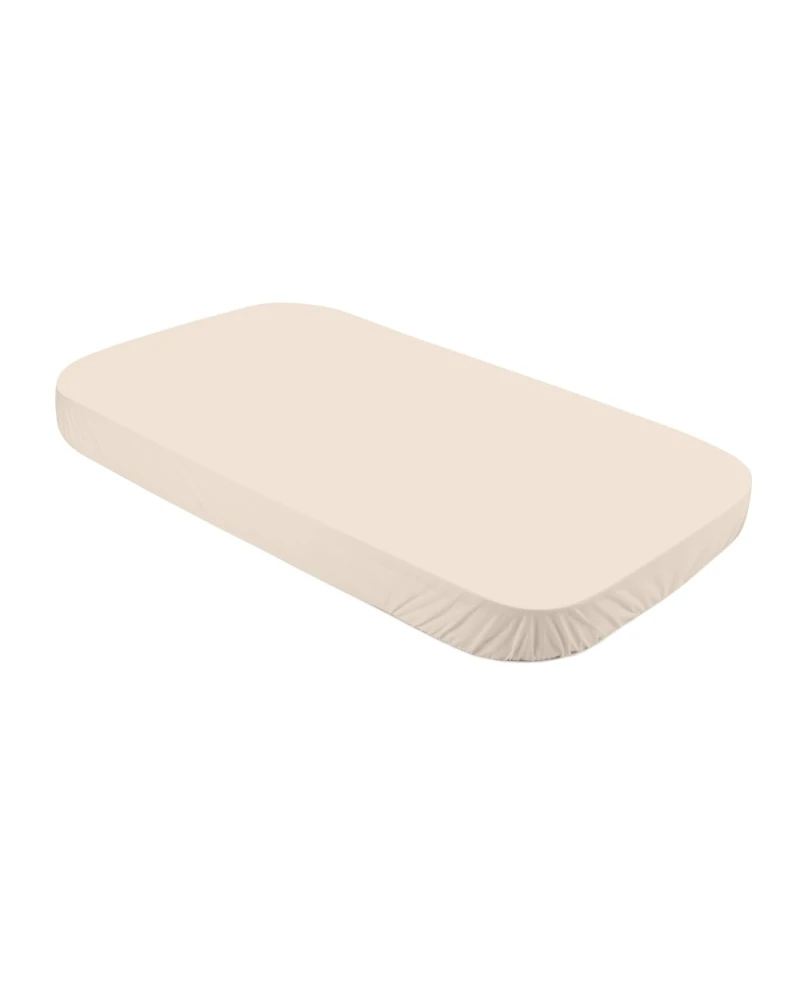 Spannbettlaken aus Baumwolle 123x73 cm - Beige | Waldin Spannbettlaken aus Baumwolle 123x73 cm - Beige | Waldin
