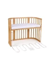 5in1 Babybett mit Matratze und Wiege - Natural