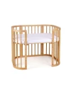 5in1 Babybett mit Matratze und Wiege - Natural