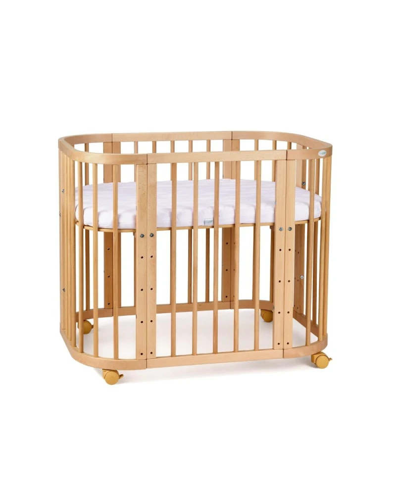 5in1 Babybett mit Matratze und Wiege - Natural 5in1 Babybett mit Matratze und Wiege - Natural