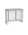 5in1 Babybett mit Matratze und Wiege - grau | Waldin