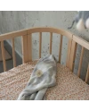 5in1 Babybett mit Matratze und Wiege - Natural