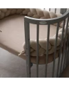 Spannbettlaken aus Baumwolle 93x65 für 5in1 Babybett – Waldin