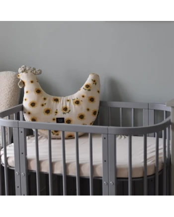 Spannbettlaken aus Baumwolle 93x65 für 5in1 Babybett | Waldin