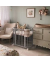 Spannbettlaken aus Baumwolle 93x65 für 5in1 Babybett | Waldin