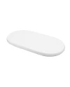 Spannbettlaken aus Baumwolle 123x73 cm – Oval Weiß | WALDIN