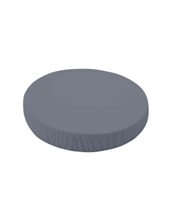 Spannbettlaken aus Baumwolle 73x73 cm – Oval Graphit | WALDIN