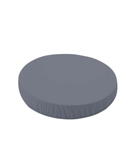 Spannbettlaken aus Baumwolle 73x73 cm – Oval Graphit | WALDIN