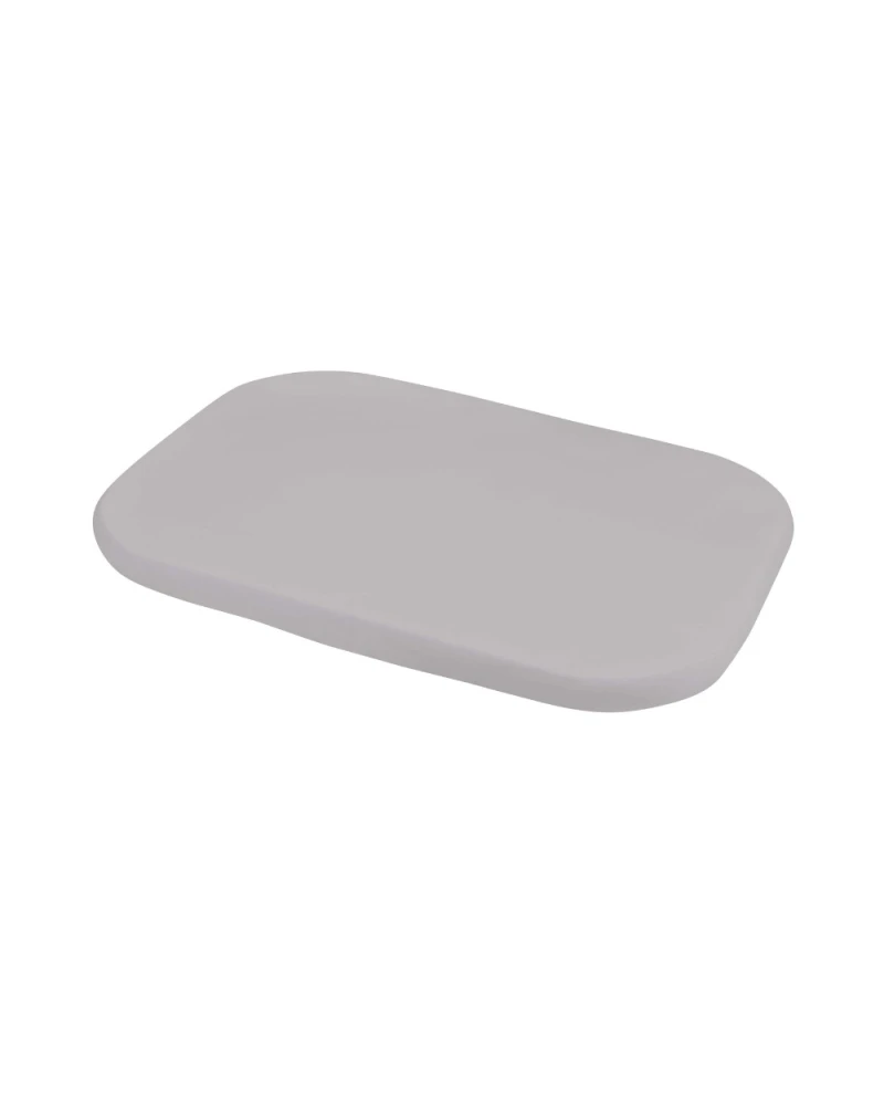 Spannbettlaken aus Baumwolle 93x65 für 5in1 Babybett Grau Waldin