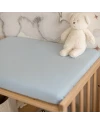 Spannbettlaken für Wickelauflage 70x50 cm – Blau | Waldin