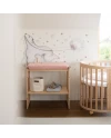 Spannbettlaken für Wickelauflage 70x50 cm – Rose | Waldin