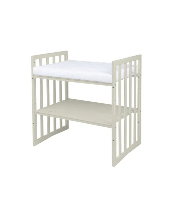 Ovales 7in1 Babybett mit Matratze -  Olivgrün