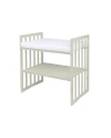 Ovales 7in1 Babybett mit Matratze -  Olivgrün