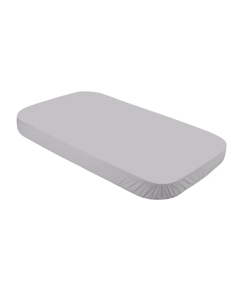 Spannbettlaken aus Baumwolle 123x73 cm – Grau | Waldin Spannbettlaken aus Baumwolle 123x73 cm – Grau | Waldin