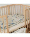 Bambus Kissen mit Füllung 60x40 - Wale | Waldin